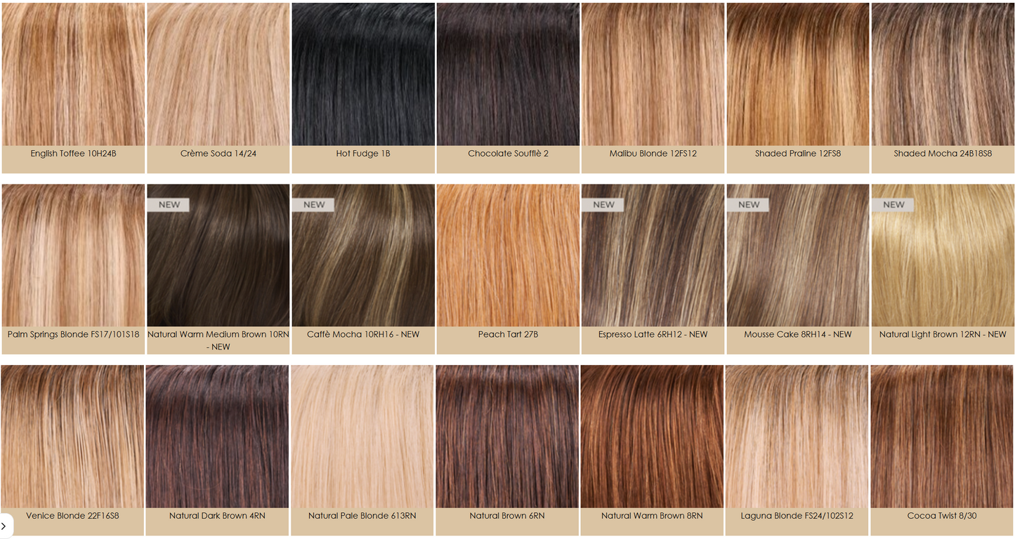 Top Form Lace HH 18" Topper by Jon Renau