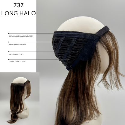 Long Halo Topper by Rene of Paris