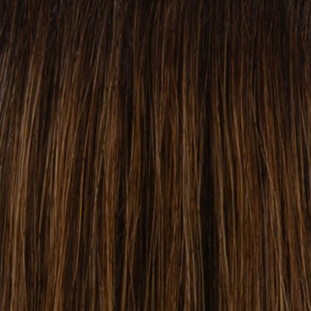 Longing for London Human Hair Wig in Shaded Chocolate Copper (RH6/30SS) by Raquel Welch