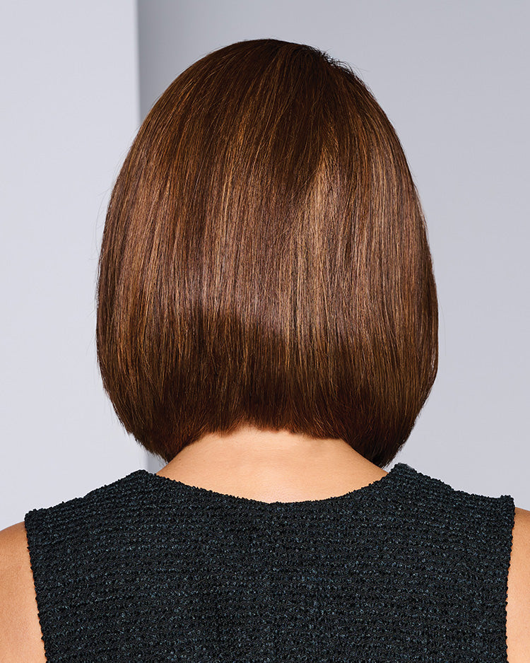 Longing for London Human Hair Wig in Shaded Chocolate Copper (RH6/30SS) by Raquel Welch