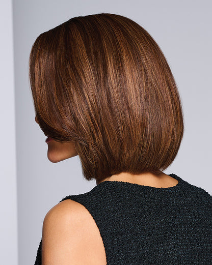 Longing for London Human Hair Wig in Shaded Chocolate Copper (RH6/30SS) by Raquel Welch