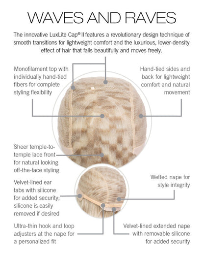 Waves and Raves Wig by Raquel Welch
