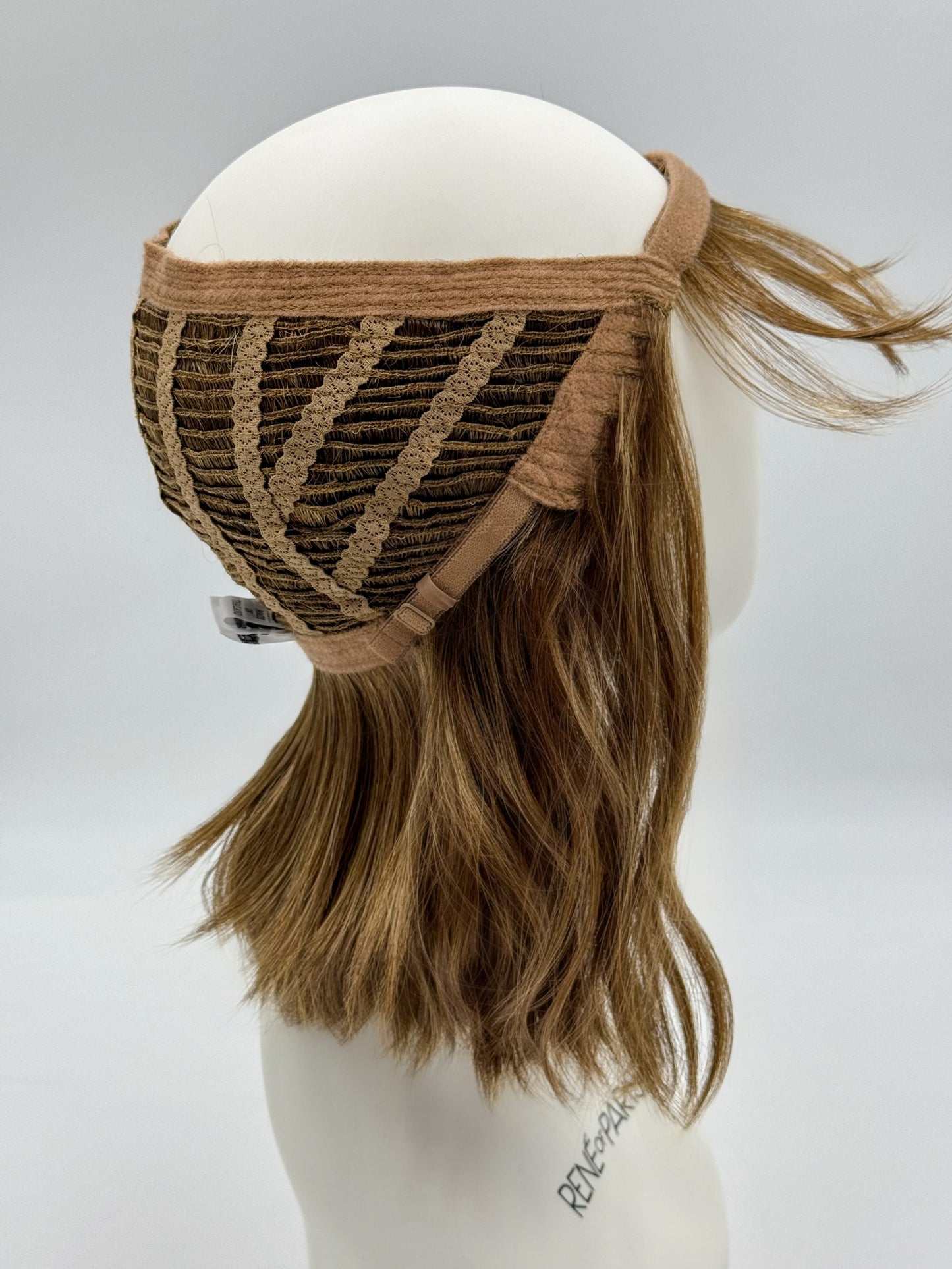 Wavy Bob Halo Topper by Rene of Paris