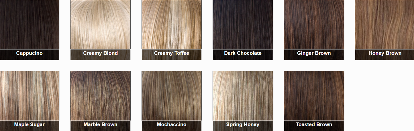 Wavy Bob Halo Topper by Rene of Paris