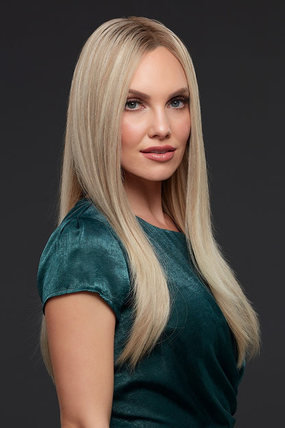 Blake Human Hair Wig by Jon Renau 24BT18S8 Shaded Mocha